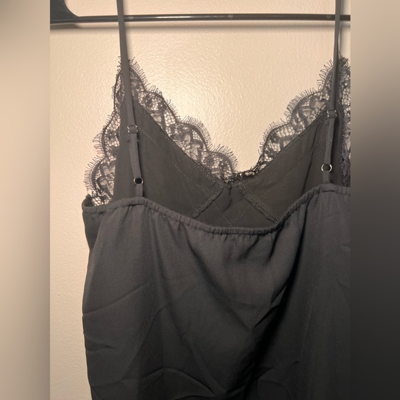 [lush] black lace trimmed tank top - Picture 4 of 7
